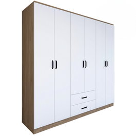 Hanah Home Armario 1600-64 Nogal Claro 180x190x45 cm