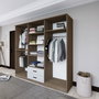 Hanah Home Armario 1600-64 Nogal Claro 180x190x45 cm