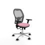 PIQUERAS Y CRESPO Silla de oficina Jorquera Rosa y Gris