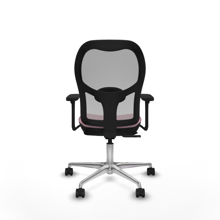 PIQUERAS Y CRESPO Silla de oficina Jorquera Rosa y Gris