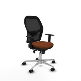 PIQUERAS Y CRESPO Silla de oficina Jorquera Marrón y Negro