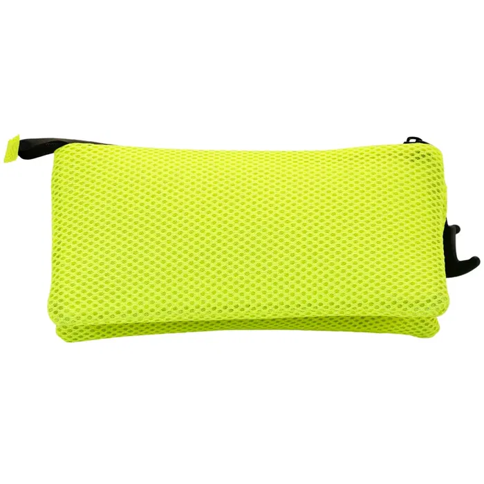 Oh My Pop Estuche Portatodo Triple Mesh Yellow Neon Amarillo 11 x 23 x 7 cm 1.70 L