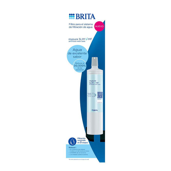 Brita mypure slim v-mf 1053237 Filtro de agua de recambio para grifo, 8000L