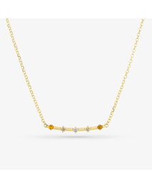 Radiant Collar Gold con Piedras Color Fantasy en Dorado
