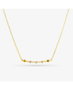 Radiant Collar Gold con Piedras Color Fantasy en Dorado