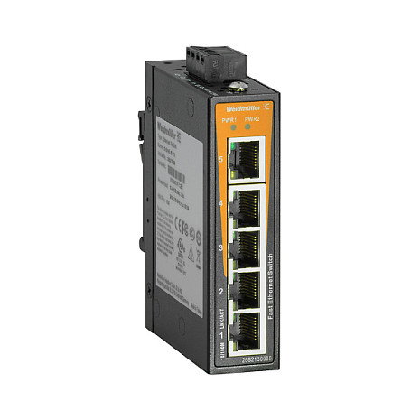 Weidmüller IE-SW-EL05-5TX Switch gestionado Fast Ethernet 5 puertos Weidmüller IE-SW-EL05-5TX Switch gestionado Fast Ethernet 5 puertos