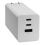 ASUS AC100-02 Cargador 100W USB-C 2 Puertos + USB-A para Portátil UX325 UM325 UX425 UX482 UX5400 CX1500 G513QR, Blanco, EU + UK