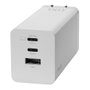 ASUS AC100-02 Cargador 100W USB-C 2 Puertos + USB-A para Portátil UX325 UM325 UX425 UX482 UX5400 CX1500 G513QR, Blanco, EU + UK