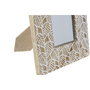 DKD Home Decor Marco de Fotos Mango y Cristal 10x15 Decape Natural/Blanco