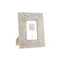 DKD Home Decor Marco de Fotos Mango y Cristal 10x15 Decape Natural/Blanco