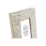 DKD Home Decor Marco de Fotos Mango y Cristal 10x15 Decape Natural/Blanco