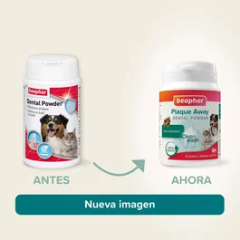 Beaphar Plaque Away Polvos Dentales para Perro y Gato 80g