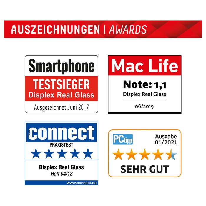 Displex DISPLEX Panzerglas 2D/ Clear (10H) Protector de Pantalla de Cristal Templado para Samsung Galaxy A34, Aplicación en Seco, Anti-Rayaduras y Antihuellas