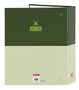 Carpeta de anillas Munich Bright khaki Verde A4 27 x 33 x 6 cm