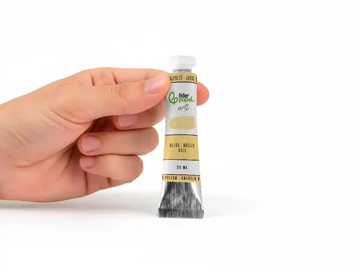 Liderpapel Pintura al Óleo Tubo de Aluminio 20 ml Amarillo Nápoles