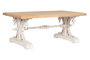 DKD Home Decor Mesa de Centro Abeto y MDF Decapé Blanco