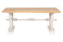 DKD Home Decor Mesa de Centro Abeto y MDF Decapé Blanco