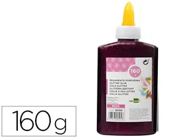 Liderpapel Purpurina Pegamento Fantasía Violeta Metalizado 160 g