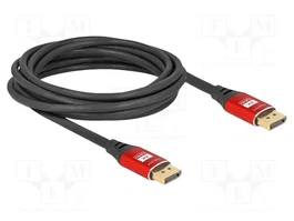 DeLOCK Cable DisplayPort 8K 60 Hz 5 m Rojo Metal