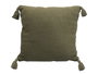 Giftdecor Cojín Pompon Verde 45 x 45 cm (Set de 8)