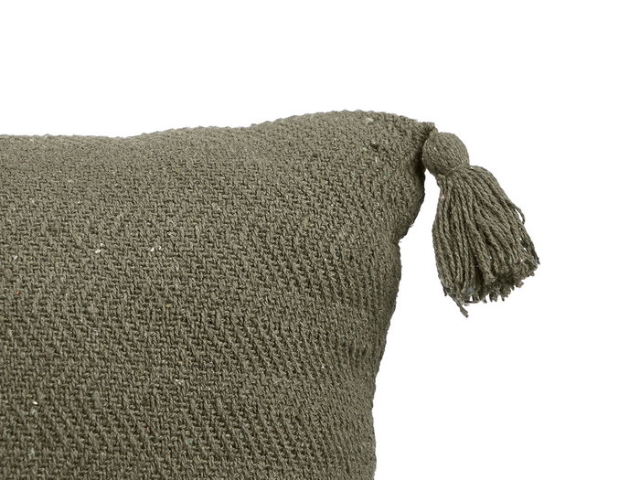 Giftdecor Cojín Pompon Verde 45 x 45 cm (Set de 8)