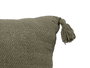 Giftdecor Cojín Pompon Verde 45 x 45 cm (Set de 8)