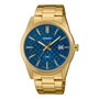 Casio MTP-VD03G-2AUDF Reloj con caja y correa doradas y esfera azul