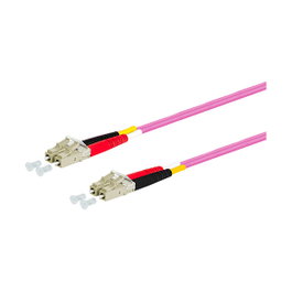 METZ CONNECT OpDAT Patchkabel LC-D/LC-D OM4, 0,5 m