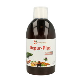 Mundo Natural Depur Plus 500 ml Complemento Alimenticio Depurativo con Genciana, Alcachofa y Cardo Mariano