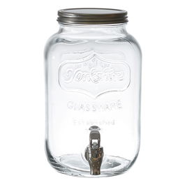 Home Deco Factory Dispensador Bebida 4 L Cristal Colección Cocktail