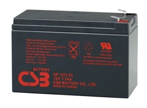 CSB GP1272F2 Batería para SAI/UPS Plomo-Ácido Estanca (VRLA) 12V 7.2Ah (7Ah) 86Wh