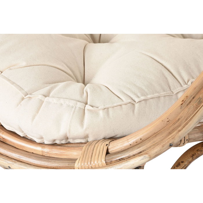 DKD Home Decor Silla de Bambú y Ratán Natural 63x55x90 cm
