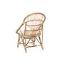 DKD Home Decor Silla de Bambú y Ratán Natural 63x55x90 cm