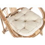 DKD Home Decor Silla de Bambú y Ratán Natural 63x55x90 cm