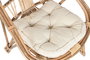 DKD Home Decor Silla Bambú y Ratán Natural 55 x 90 x 63 cm