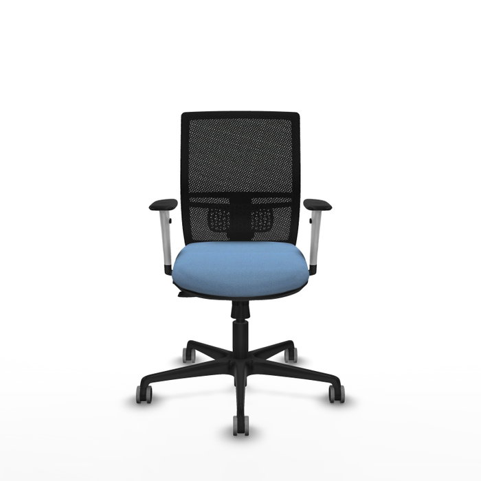 PIQUERAS Y CRESPO Silla de oficina Yunquera Azul cielo con mecanismo Sincro/Traslack
