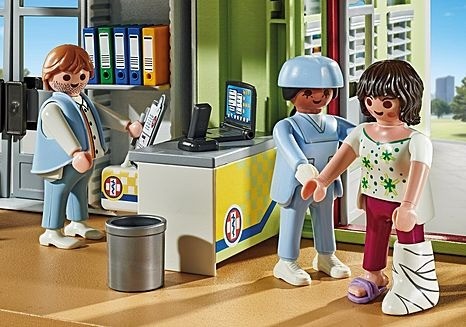 Playmobil 71615 Action Heroes Modernes Krankenhaus Hospital Reconvertido Playmobil 71615 Action Heroes Modernes Krankenhaus Hospital Reconvertido