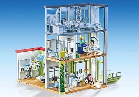 Playmobil 71615 Action Heroes Modernes Krankenhaus Hospital Reconvertido Playmobil 71615 Action Heroes Modernes Krankenhaus Hospital Reconvertido
