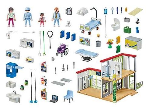 Playmobil 71615 Action Heroes Modernes Krankenhaus Hospital Reconvertido Playmobil 71615 Action Heroes Modernes Krankenhaus Hospital Reconvertido