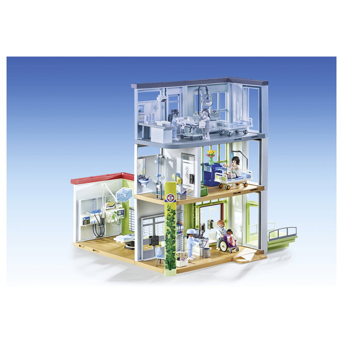 Playmobil 71615 Action Heroes Modernes Krankenhaus Hospital Reconvertido Playmobil 71615 Action Heroes Modernes Krankenhaus Hospital Reconvertido