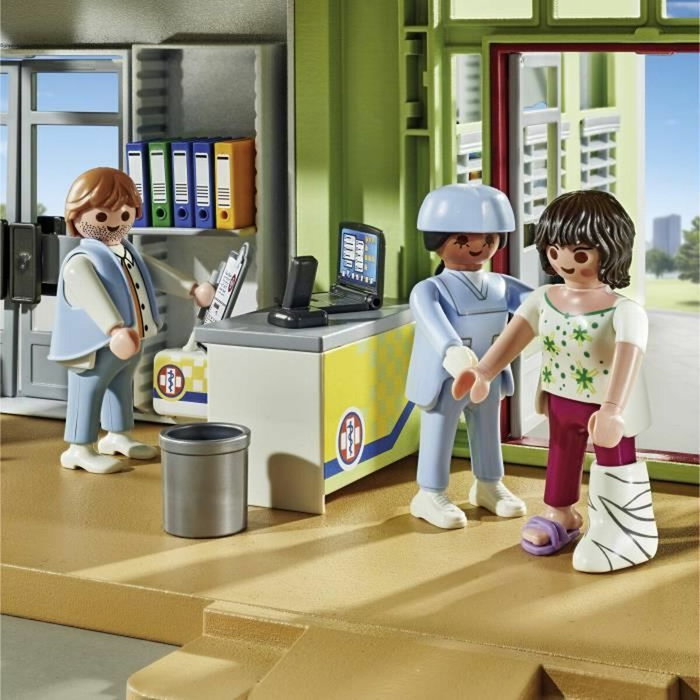 Playmobil 71615 Action Heroes Modernes Krankenhaus Hospital Reconvertido Playmobil 71615 Action Heroes Modernes Krankenhaus Hospital Reconvertido