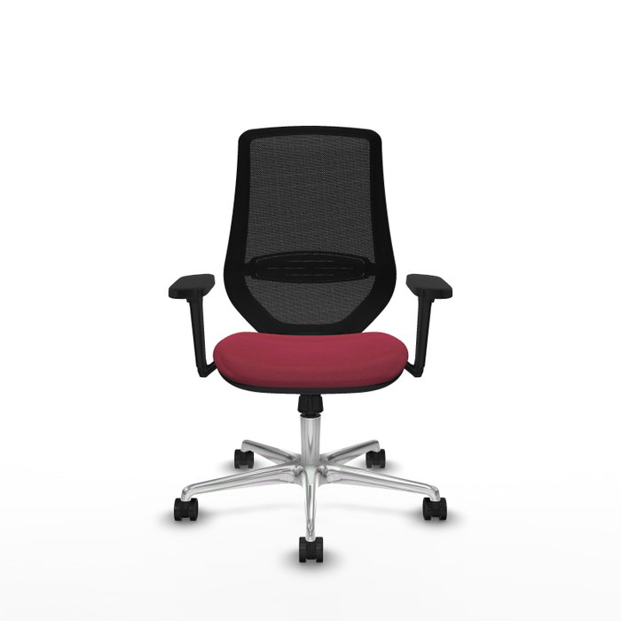 PIQUERAS Y CRESPO Silla de oficina Mardos con mecanismo Sincro, Granate y Negro PIQUERAS Y CRESPO Silla de oficina Mardos con mecanismo Sincro, Granate y Negro