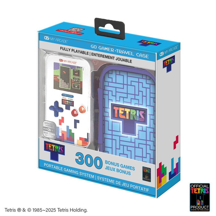 AT-ATARI My Arcade Portable Gaming System Go Gamer Tetris + Travel Case (300 Bonus Games)
