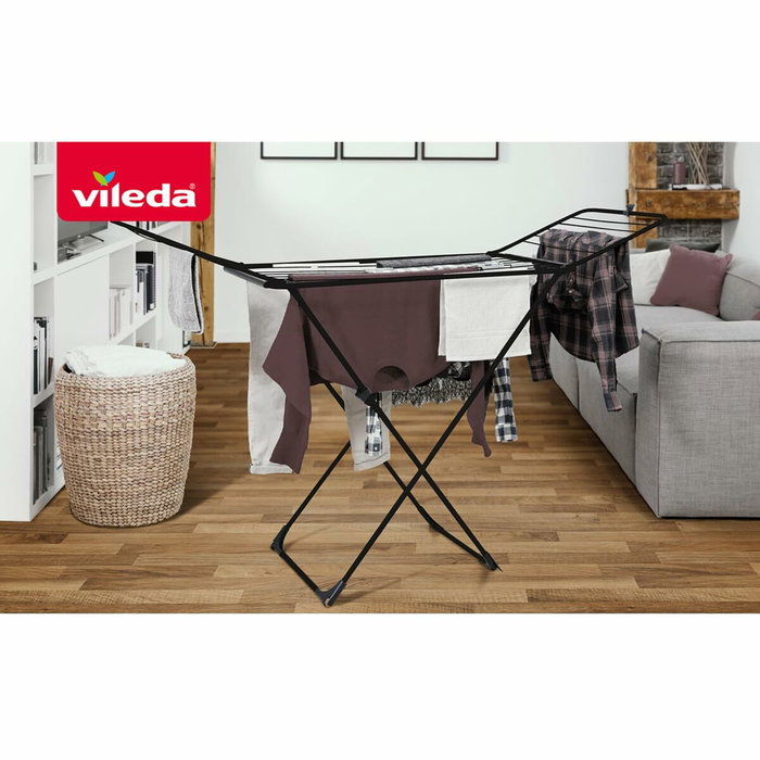 Vileda Tendedero Universal Ultimate X-Legs Negro Mate Vileda Tendedero Universal Ultimate X-Legs Negro Mate