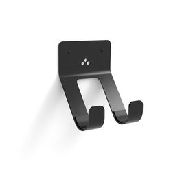 Rei Soporte Fijo Patín 8075 Acero Negro Mate 14,5x12,5x6cm Peso Máx 15kg