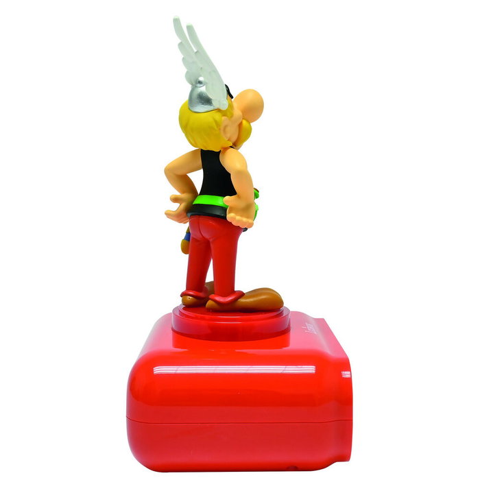 Lexibook Despertador Digital Astérix con Luz Nocturna y Sonido 3D