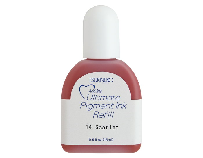 Tsukineko Tinta VERSACOLOR Escarlata Opaca Recarga 15ml Tsukineko Tinta VERSACOLOR Escarlata Opaca Recarga 15ml