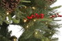 DKD Home Decor Árbol LED PVC 120x120x210 con 1129 Ramas Verde y Rojo