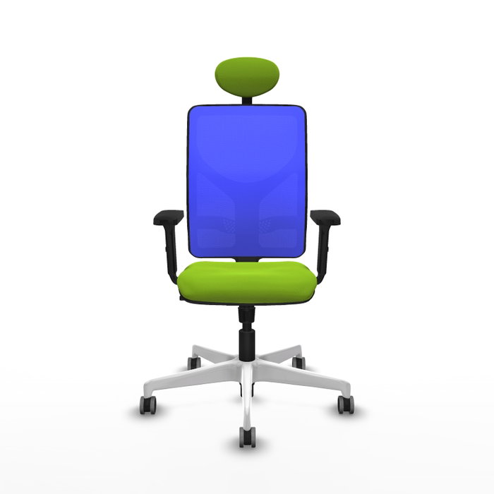 PIQUERAS Y CRESPO Silla de oficina Motilla con mecanismo Sincro, Pistacho y Azul PIQUERAS Y CRESPO Silla de oficina Motilla con mecanismo Sincro, Pistacho y Azul