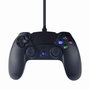 GEMBIRD Mando de Juego con Cable para PS4 y PC, Negro